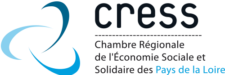 ceci est le logo du c r e s s, chambre régionale de l'économie sociale et solidaire des pays de loire