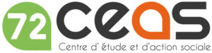 ceci est le logo du CEAS 72, centre d'étude et d'action sociale